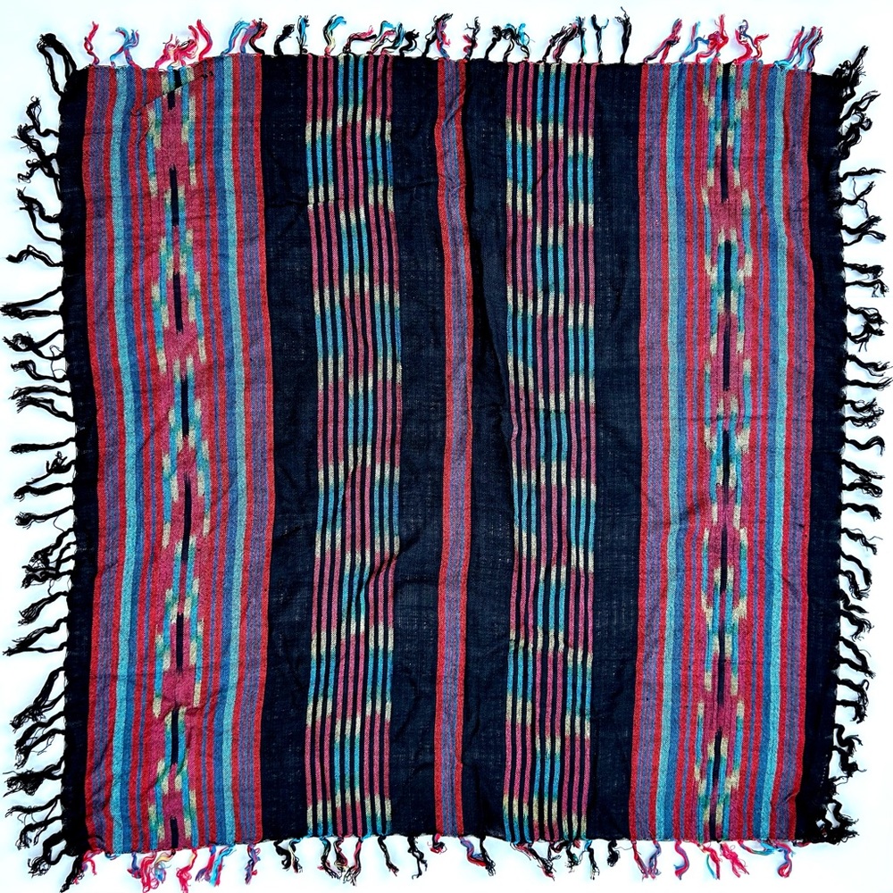 Lauren Liz Scarf Aztec Tribal inspired pattern Multicolored